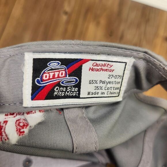 OTTO 2006  Truck & Tractor Pulls International Strapback Hat Cap Gray Farmer - Picture 10 of 10